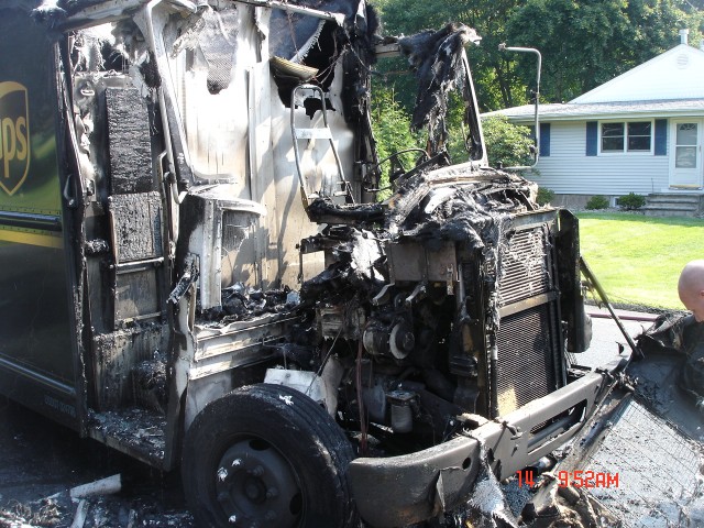 UPS Truck Fire, 8/14/08